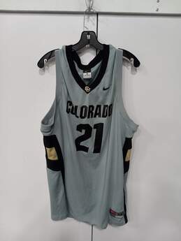 Nike Men's Colorado Buffaloes Basketball Jersey #21 Size M