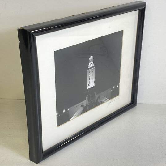 UT Clock Tower and Little Field Fountain Photography by John Signed. 1996 image number 2