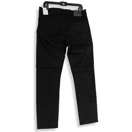 NWT Womens Black Denim Dark Wash 5-Pocket Design Straight Leg Jeans Sz 32/32 alternative image
