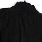 Mens Gray Knitted Long Sleeve Turtleneck Side Slit Pullover Sweater Size S image number 4
