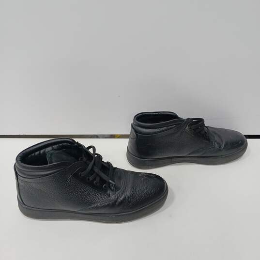Salvatore Ferragamo Black Fur Lined Boots Men's Size 10EE image number 4