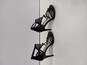Fergalicious by Fergi Women's Black Strappy Peep Toe Stiletto Heel Pumps Size 9M image number 4