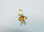 14K Yellow Gold Simulated Birthstone Boy & Girl Charms 2.3g image number 3