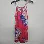 Multicolor Floral Print Summer Casual Swing Beach Dresses V Neck Spaghetti Straps image number 1