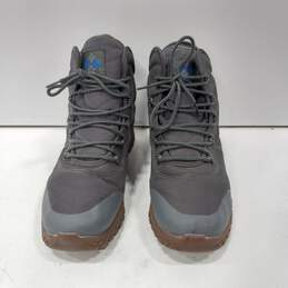 Columbia Men's Gray Fabric Snow Boots Size 11 Wide