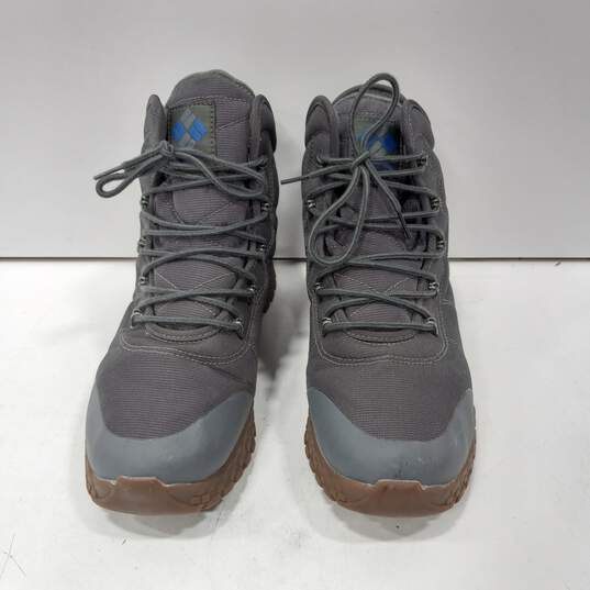 Columbia Men's Gray Fabric Snow Boots Size 11 Wide image number 1