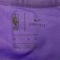 Nike Men's L.A. Lakers Lebron James #23 Purple Pin Striped Jersey Sz. L image number 3