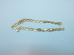 14K Yellow Gold Oval Chain Link Bracelet FOR REPAIR 3.2g
