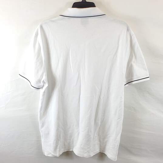 Armani Exchange Men White Polo T Shirt L image number 2