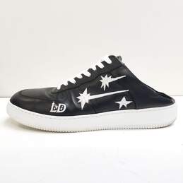 Lost Daze Space Force 1 Leather Sneakers Black 11.5