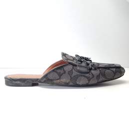 COACH Stassi Signature Print Slide Loafers Shoes Size 6.5 B