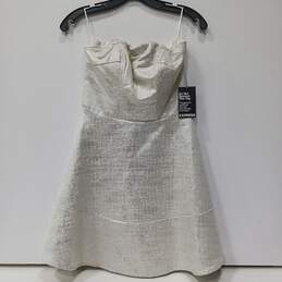 Express Women's Silver Dress Size 4