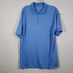 Mens Dri Fit Tour Performance Short Sleeve Collared Golf Polo Shirt Size Large