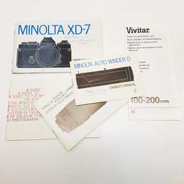 Minolta XD-7 35mm SLR Camera with 2 Lenses, Auto Winder and Accessories alternative image