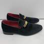 Enzo 'Romeo' Black Velvet Dress Shoes Men's Size 12 image number 3