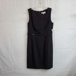 Kasper Black Sleeveless Dress WM  Size 8p NWT