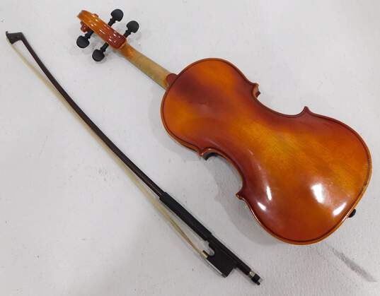 VNTG 1970's Suzuki Violin Co., Ltd. Brand 101RR Model 1/8 Size Violin w/ Case and Bow image number 2