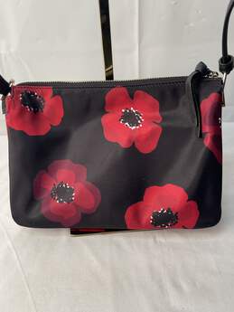 Certified Authentic Kate Spade Black Floral Design Crossbody Bag alternative image