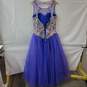 Aspeed Blue Sleeveless Formal Beaded Maxi Ball Gown Prom Dress XXL image number 2