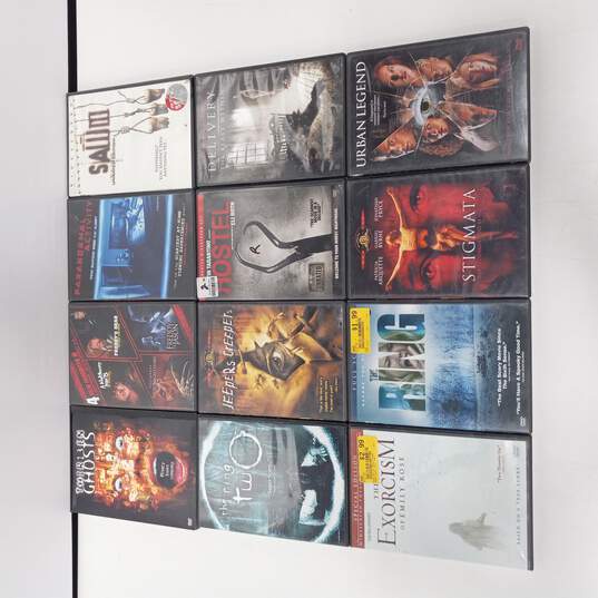 Bundle of 12 Assorted Horror Movie DVDs image number 1