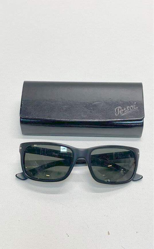 Persol PO3048S Rectangular Sunglasses Black One Size image number 1