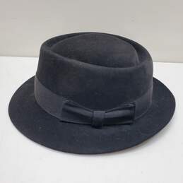 Vintage Biltmore Royal Men's Black Fedora Felt Hat 7 1/4 58CM