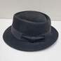Vintage Biltmore Royal Men's Black Fedora Felt Hat 7 1/4 58CM image number 1