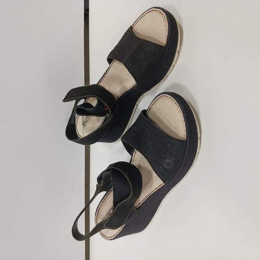Born Black Sandals Women's Size 7 M image number 2