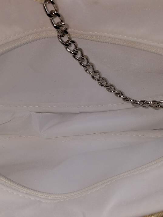 Authentic DIOR Parfums White Chain Shoulder Bag image number 5