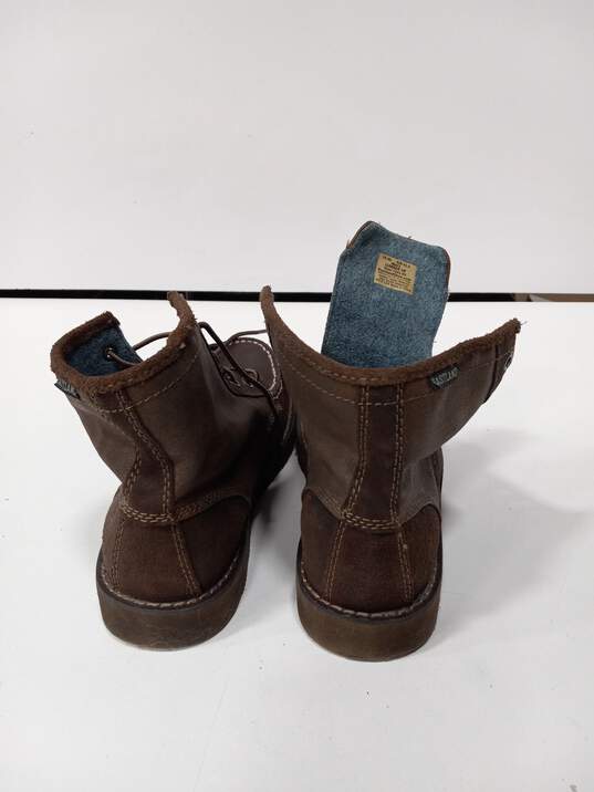 Eastland Men's Brown Suede Boots Size 8 image number 3