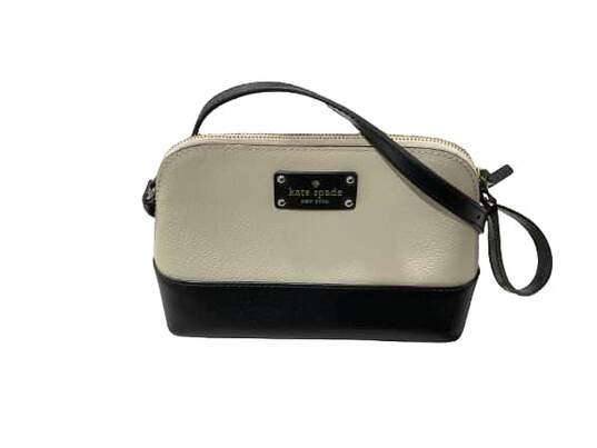 White & Black Kate Spades Handbag image number 1