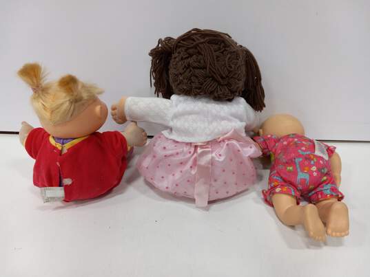 3PC Cabbage Patch Kids Assorted Play Doll Bundle image number 3