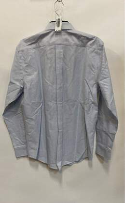 NWT L.L. Bean Mens Blue Cotton Striped Long Sleeve Button-Down Shirt Size 15-32 alternative image