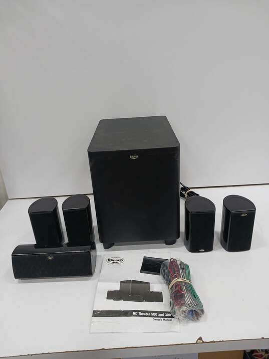 Klipsch Sub 8 HD Home Theater System Powered Subwoofer w/ Speakers image number 1
