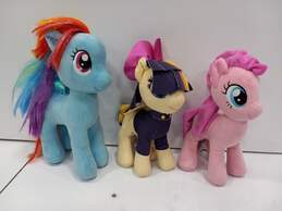 Bundle of Three My Little Pony Plush Animals