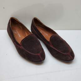 Donald J. Pliner Women's Brown Suede Loafers Size 8.5M