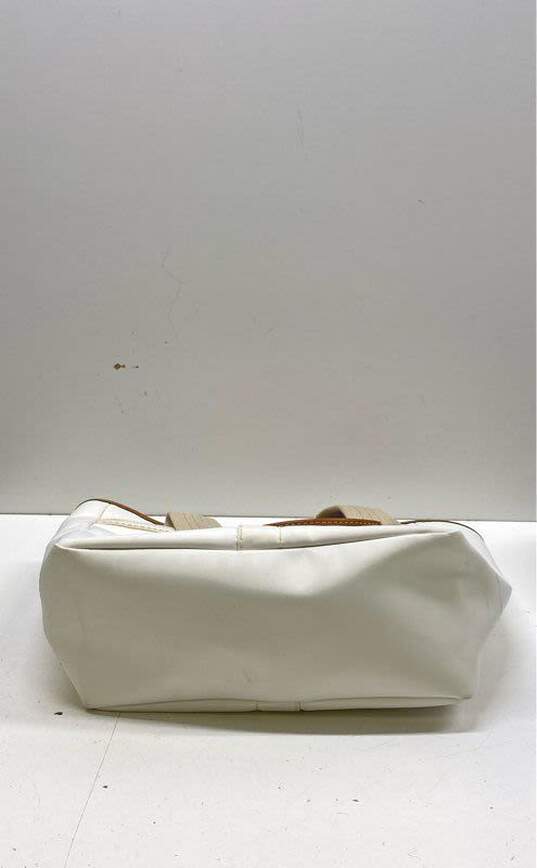 COACH F10695 Ivory Nylon Tote Bag image number 3