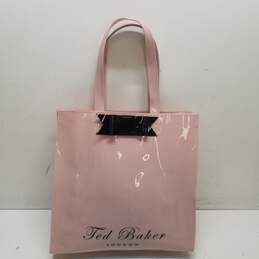Ted Baker London Bow Detail Plastic Tote Pink alternative image