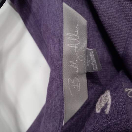 Bradly Allen Men's Purple Short Sleeve Polo NWT image number 2