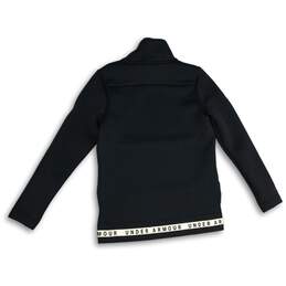 Under Armour Womens Black Mock Neck Long Sleeve Pullover Sweatshirt Size S alternative image