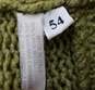 Zanone Green Wool Cashmere Knit Full Zip Sweater Mens Size 54 image number 3