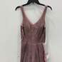 NWT B. Smart Womens Sleeveless Pink V-Neck Back Zip Fit And Flare Dress Size 7/8 image number 5