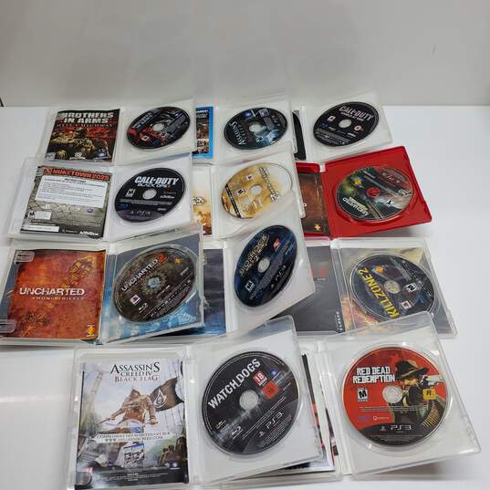 Playstation 3 PS3 - Lot of 11 Games - Watch Dogs COD Uncharted Killzone 2 image number 2