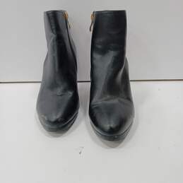 LOB Footwear Black Chunkie Heeled Boots Size 7.5 (CH 240)