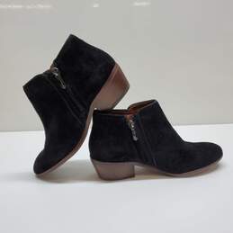 Sam Edelman Petty Women's Black Suede Leather Upper Ankle Bootie Sz 6 alternative image