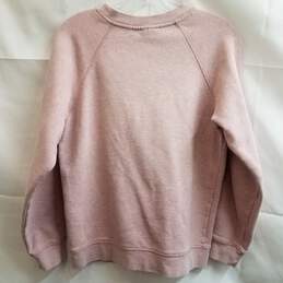 Topshop Pink Cotton Blend Crewneck Sweater Womens Size 4 alternative image