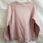 Topshop Pink Cotton Blend Crewneck Sweater Womens Size 4 image number 2