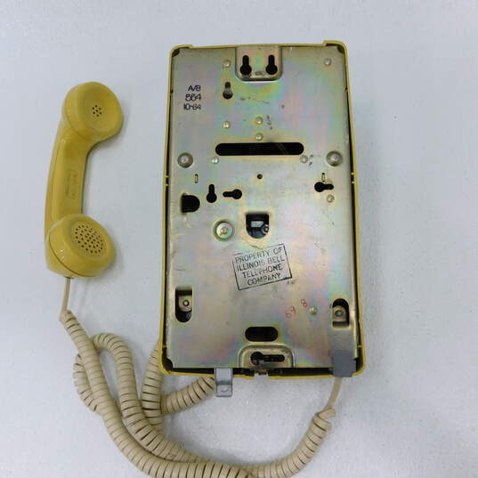 Vintage Illinois Bell Telephone Company Rotary Dial Corded Wall Phone image number 6
