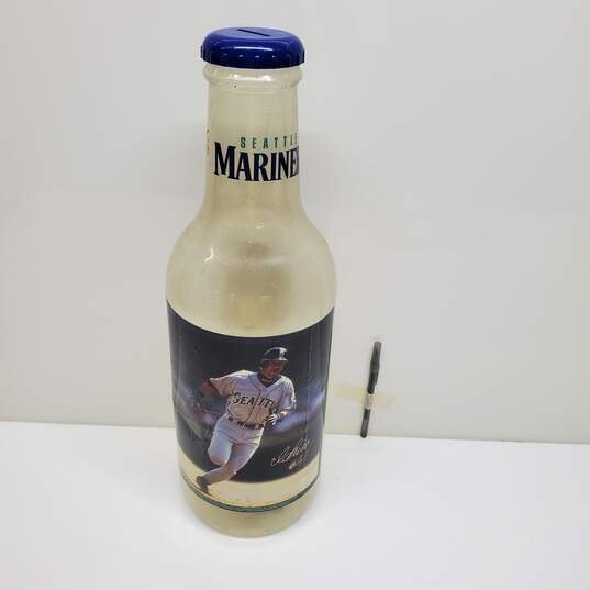 Seattle Mariners Ichiro Large Plastic Bottle Popcorn Bank Approx. 6x20 In. DxH image number 1