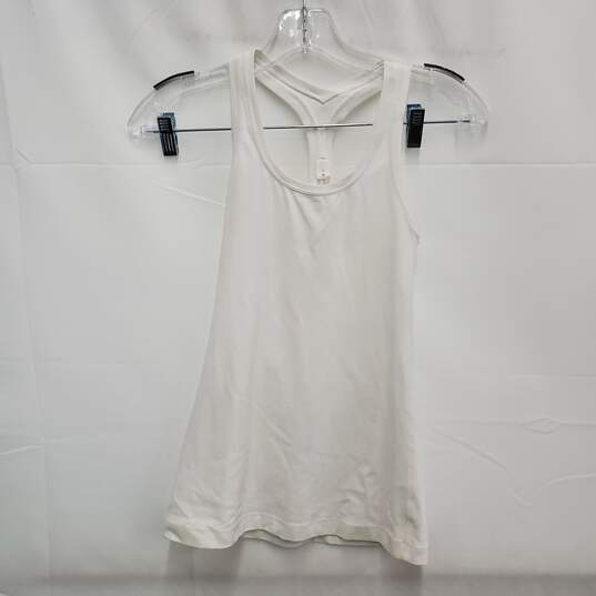 Lululemon Athletica WM's White Tank Top Size 2 image number 1
